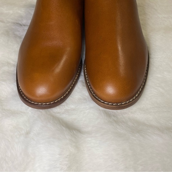 New Madewell Chelsea Boots Genuine Leather in Saddle Brown - Size 7M - Picture 5 of 10